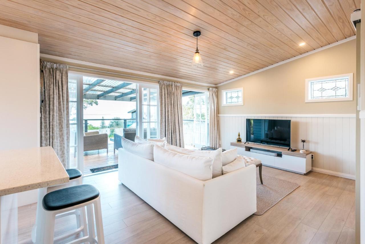 Pohutukawa Cottage, Waiheke Island Surfdale Eksteriør bilde